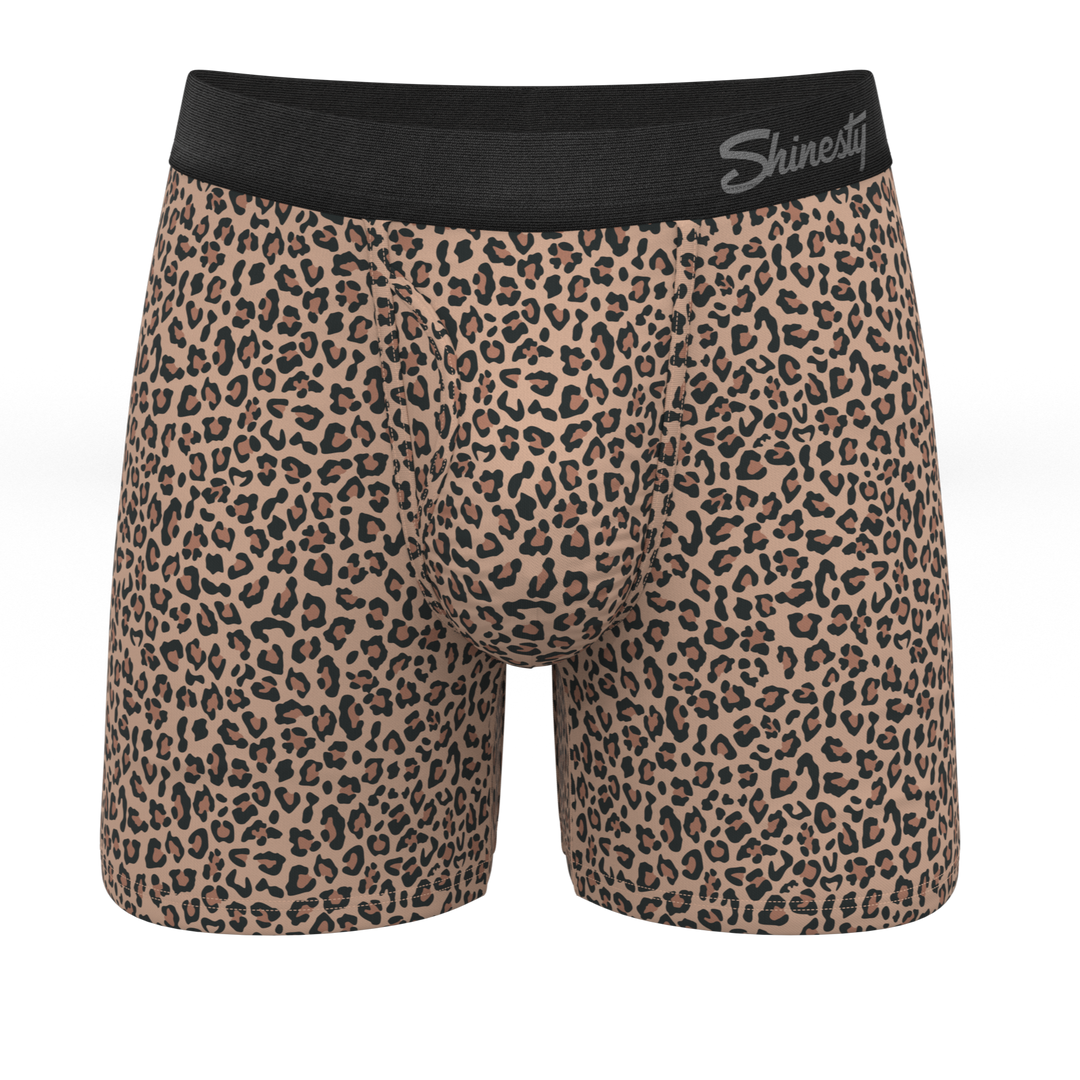 The Wild Cat | Leopard Print Ball Hammock® Pouch Underwear With Fly