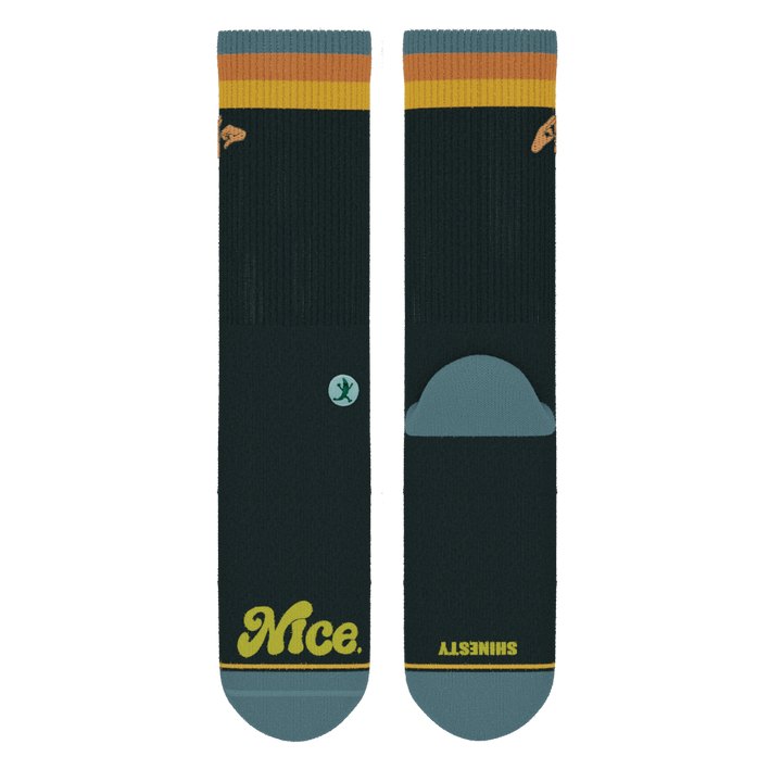 The Wine Dine & 69 | Route 69 Heel Hammock™ Crew Socks