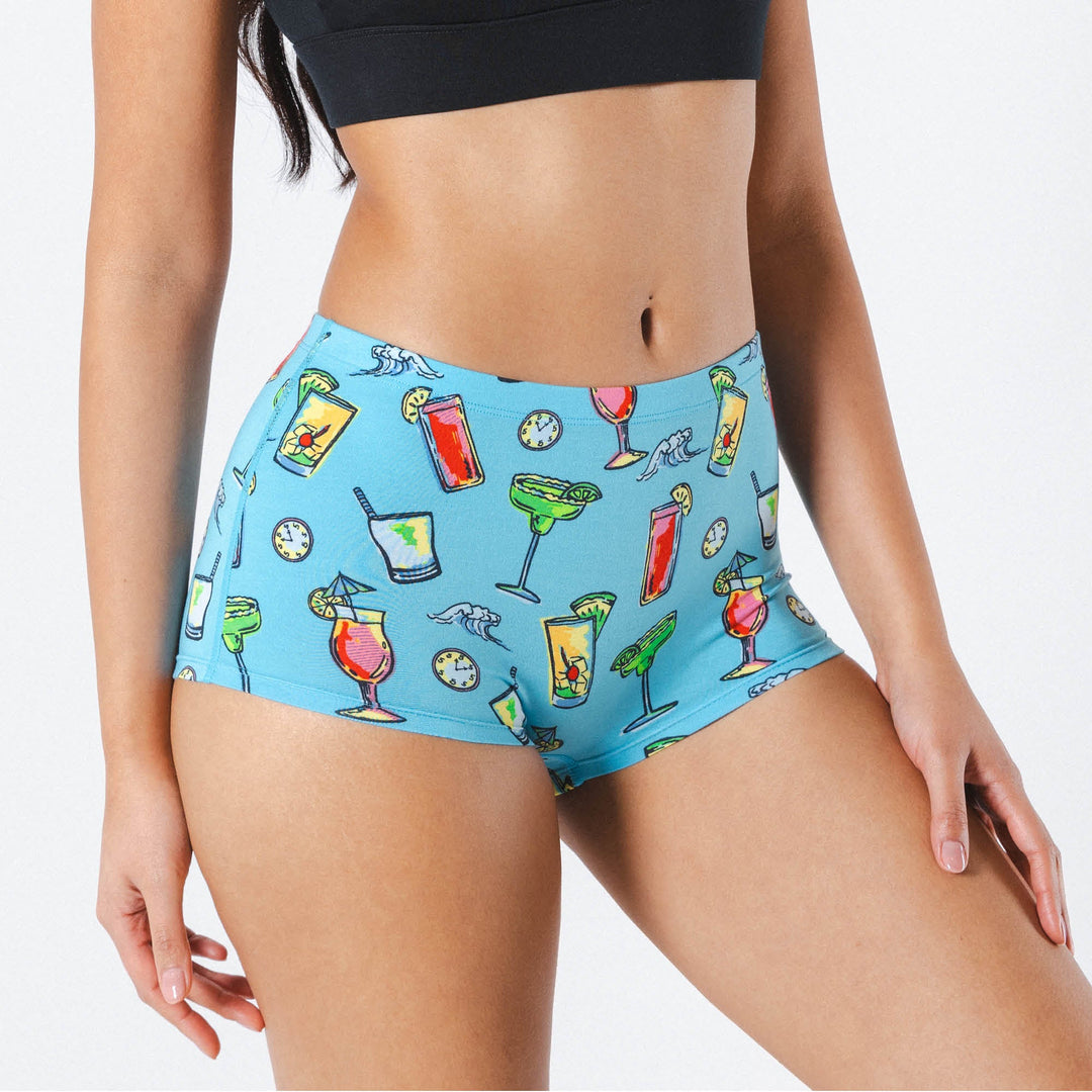 The Cocktail Hour | Shinesty x Margaritaville® Modal Boyshort Underwear