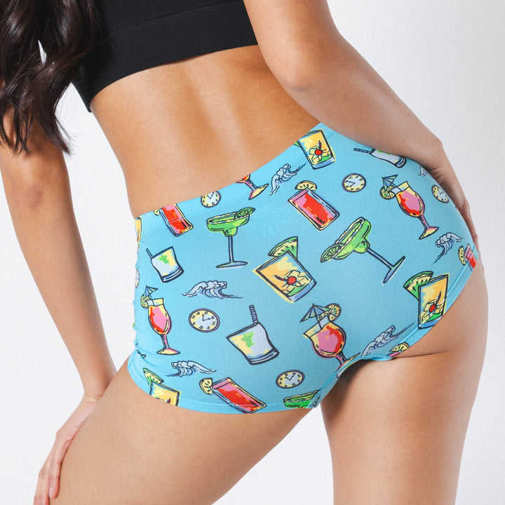The Cocktail Hour | Shinesty x Margaritaville® Modal Boyshort Underwear