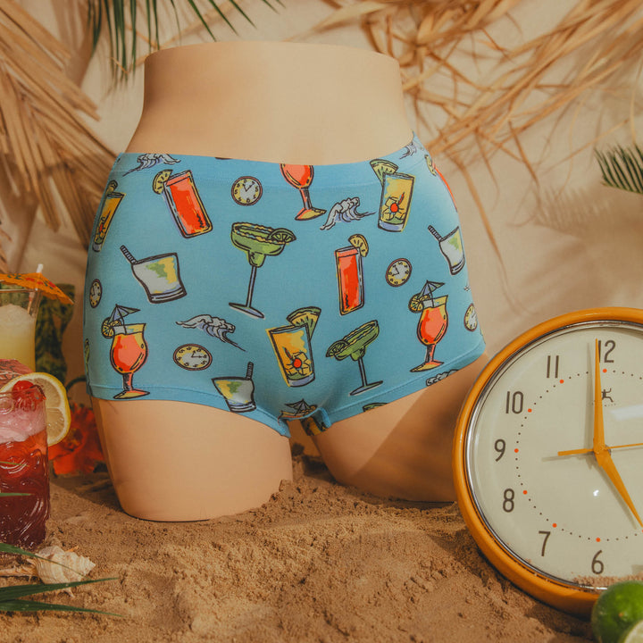 The Cocktail Hour | Shinesty x Margaritaville® Modal Boyshort Underwear