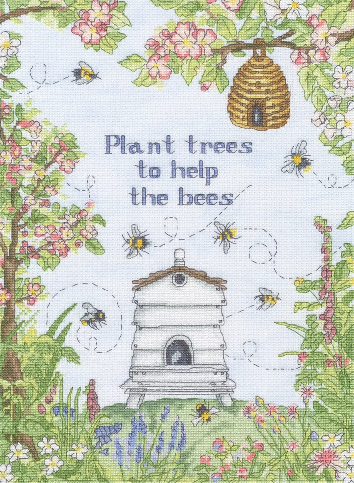 Help The Bees XAL15 Counted Cross Stitch Kit