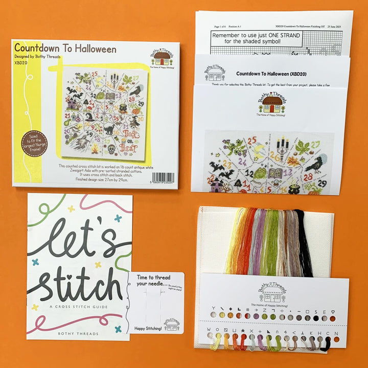 Countdown To Halloween XBD20 Counted Cross Stitch Kit