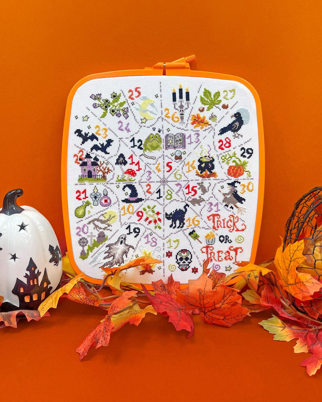 Countdown To Halloween XBD20 Counted Cross Stitch Kit