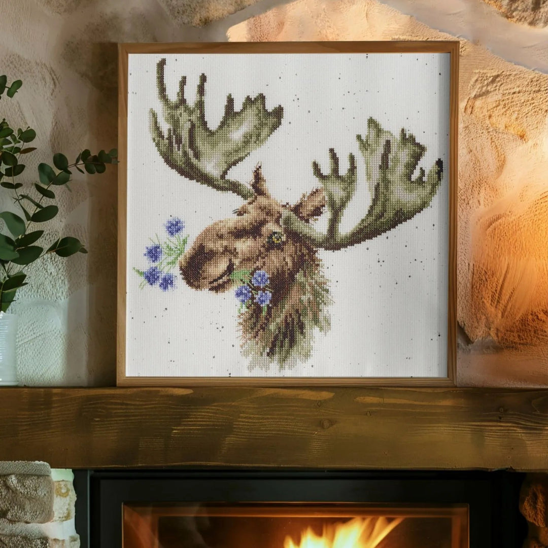 It Moose Be Love XHD108 Counted Cross Stitch Kit