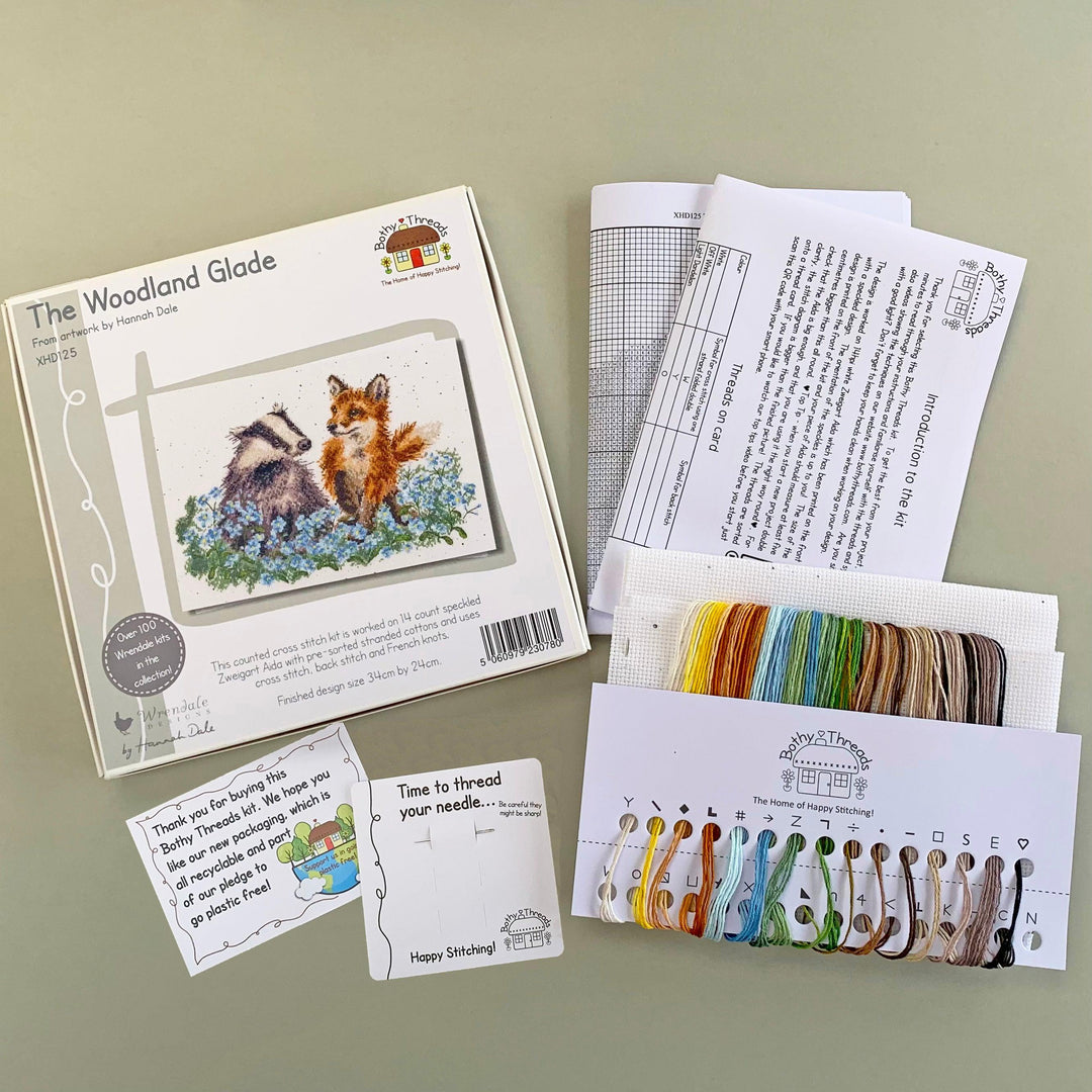 The Woodland Glade XHD125 Counted Cross Stitch Kit