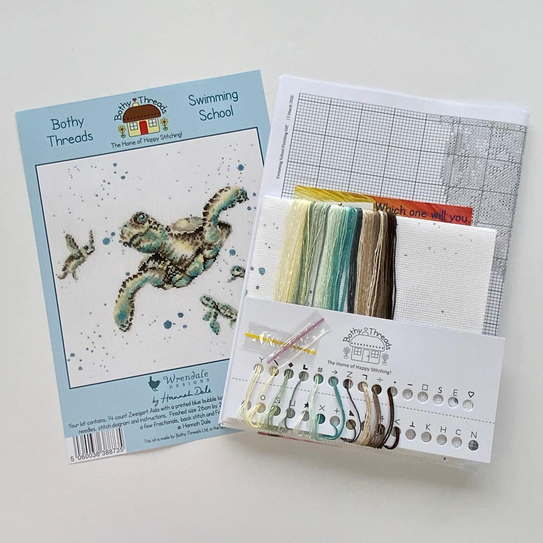 Swimming School XHD64 Counted Cross Stitch Kit