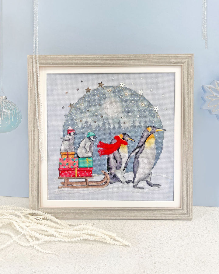 Winter Waddle Counted Cross Stitch Kit by Bothy Threads XJS3