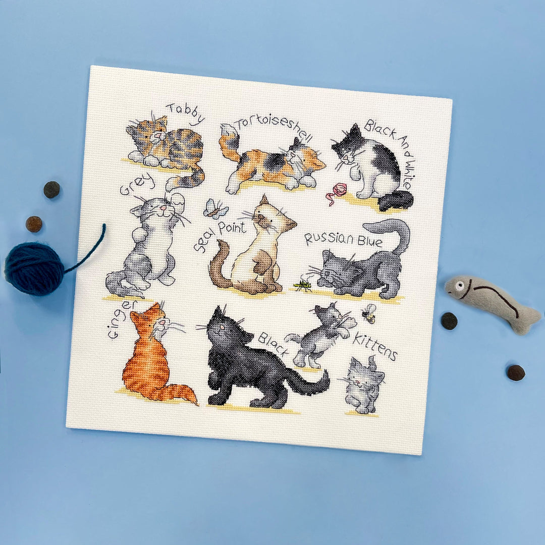 Meow! XKG15 Counted Cross Stitch Kit