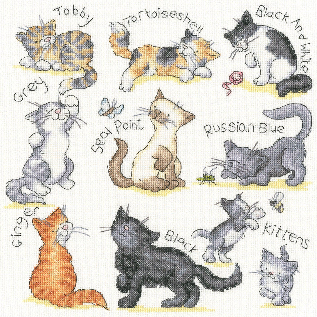 Meow! XKG15 Counted Cross Stitch Kit