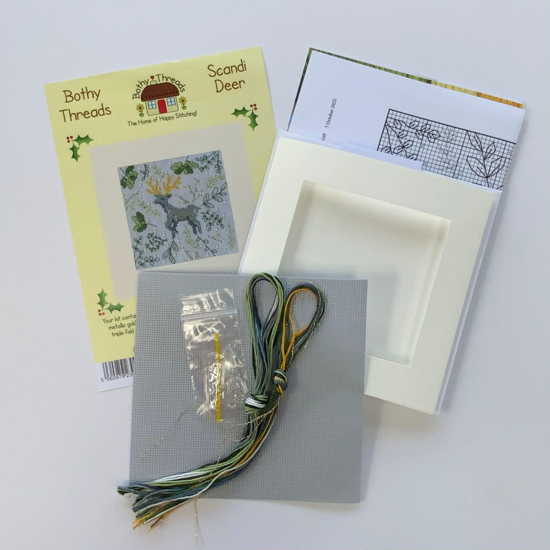 Scandi Deer Kit XMAS62 Counted Cross Stitch Kit