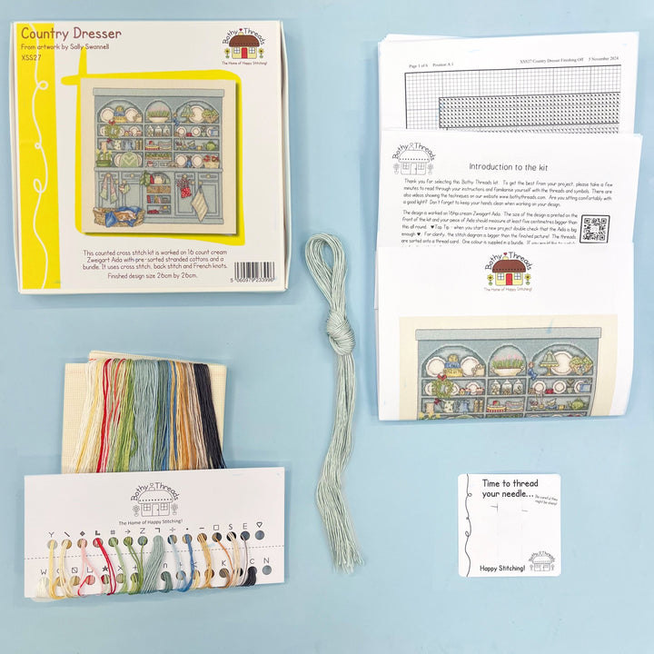 Country Dresser XSS27 Counted Cross Stitch Kit