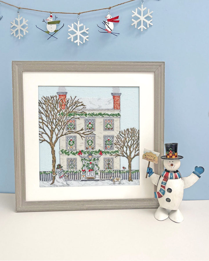 Christmas Townhouse XSS31 Counted Cross Stitch Kit