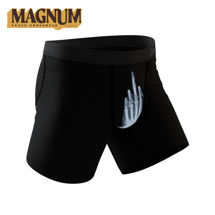 The XXX Ray | Middle Finger X Ray Ball Hammock® Magnum Big Pouch Underwear
