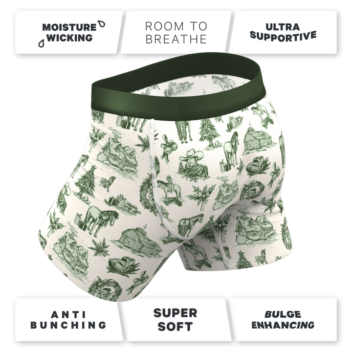 The Western Wonderland | Western Toile Ball Hammock® Pouch Underwear