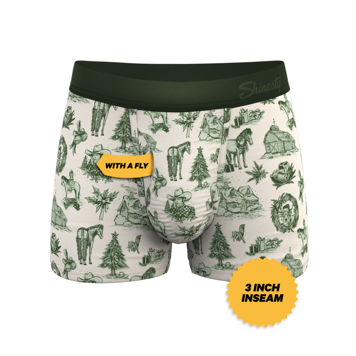 The Western Wonderland | Western Toile Ball Hammock® Pouch Trunks Underwear