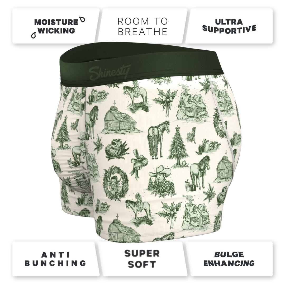 The Western Wonderland | Western Toile Ball Hammock® Pouch Trunks Underwear