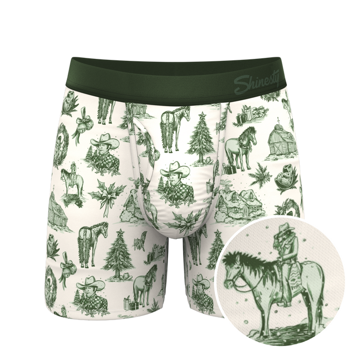 The Western Wonderland | Western Toile Ball Hammock® Pouch Underwear With Fly