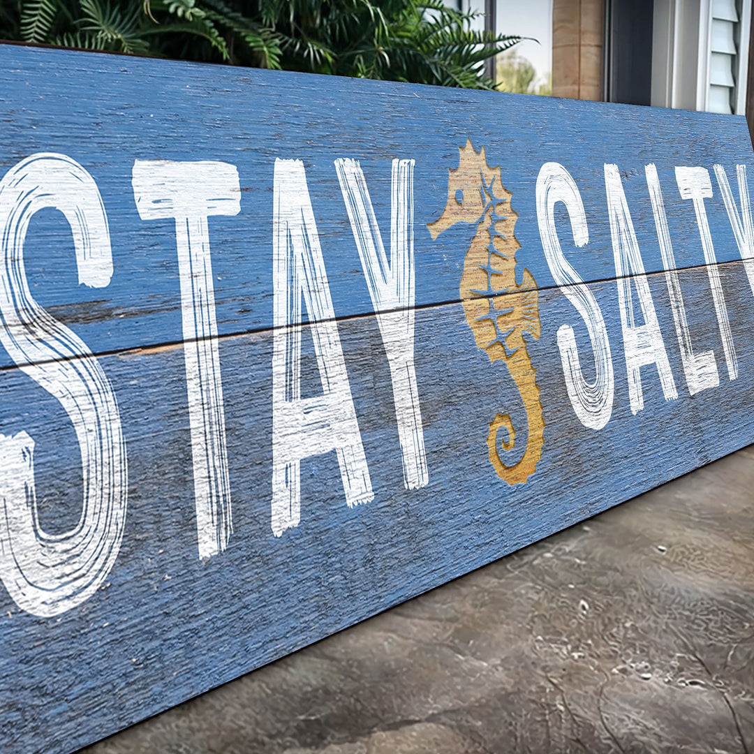 Stay Salty Coastal Sign VII