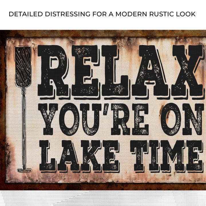 Lake Time Sign II