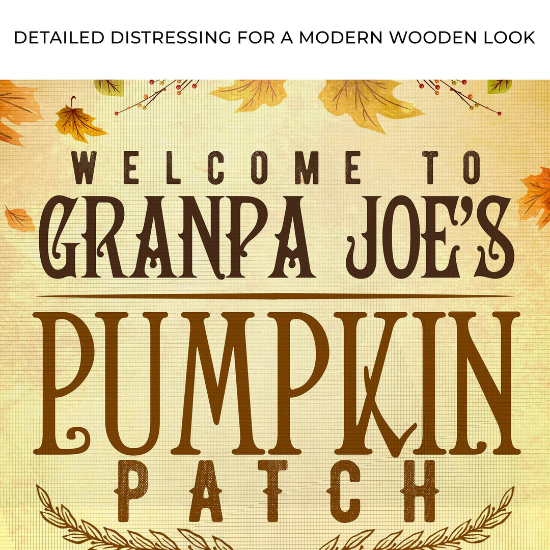 Pumpkin Patch Open Daily Sign