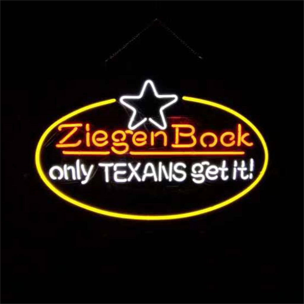 Ziegen Bock Only Texans Get it Neon Light Sign