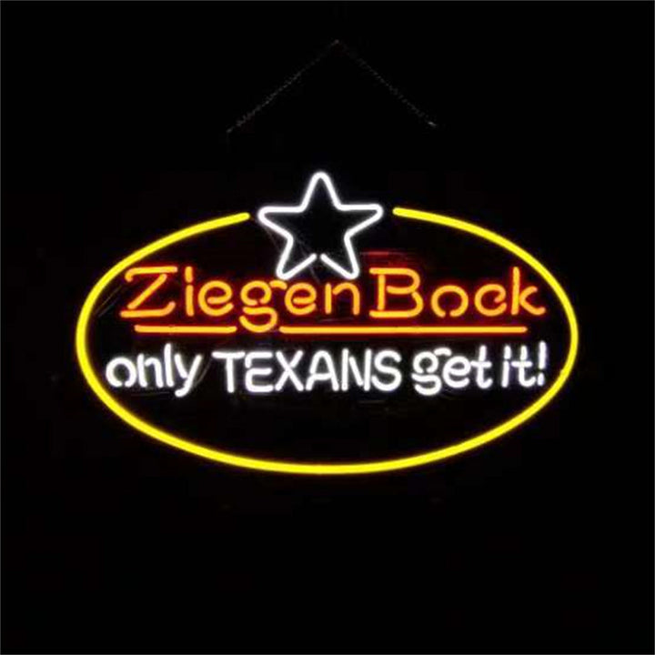 Ziegen Bock Only Texans Get it Neon Light Sign