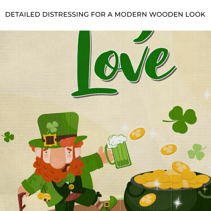 St. Patrick's Day Lucky In Love Sign
