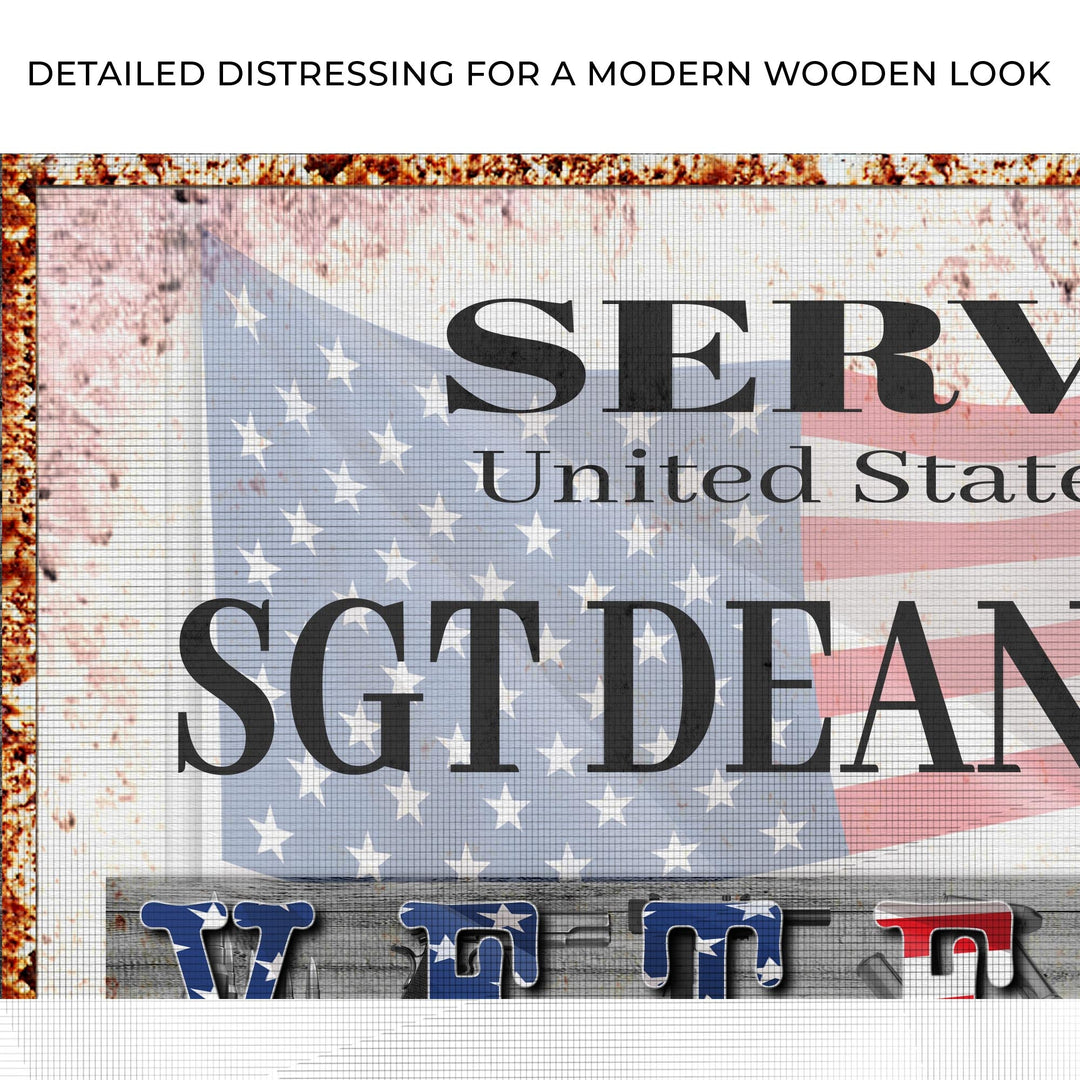 Thank You For Your Service Veterans Sign