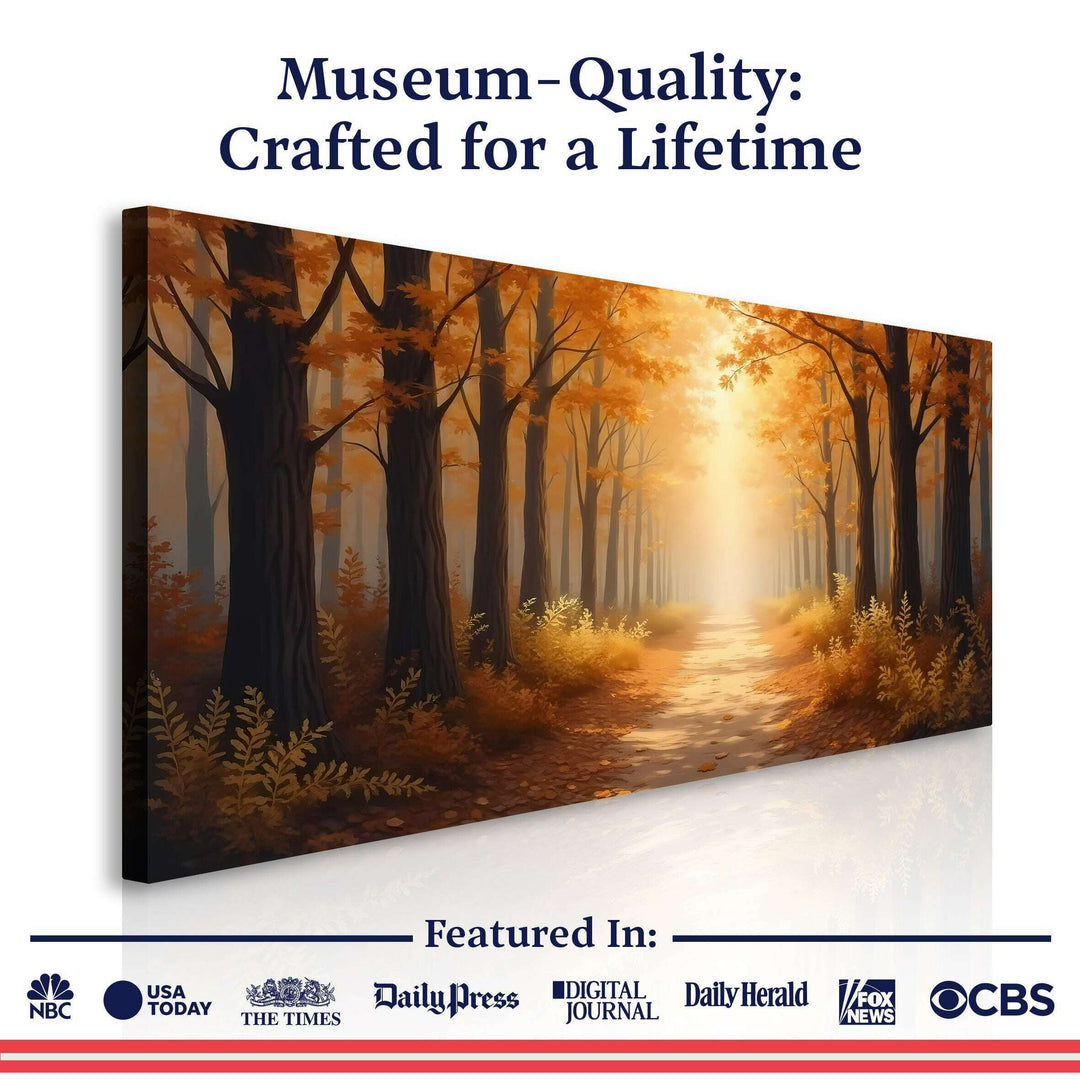 Abstract Forest Landscape Wall Art