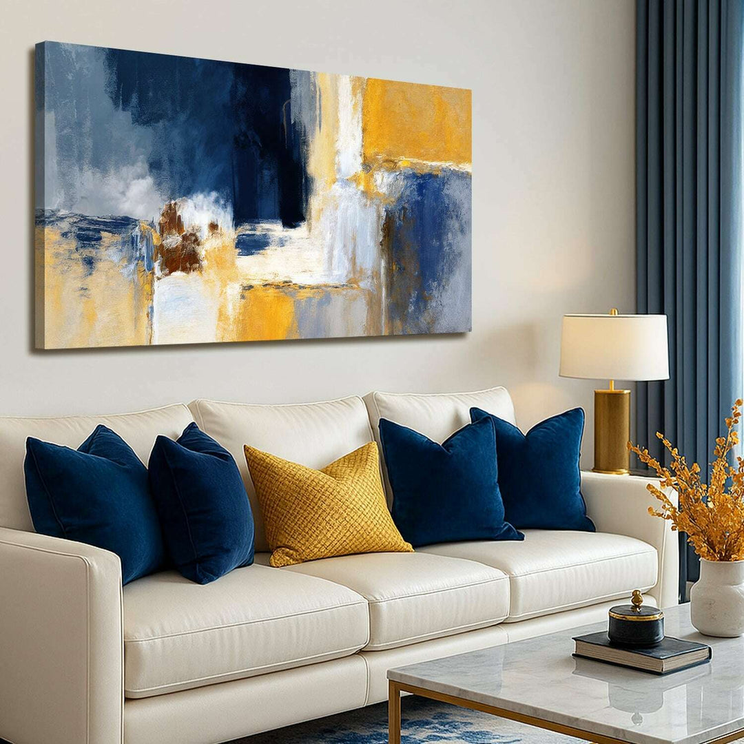 Abstract Geometric Lines Wall Art IV