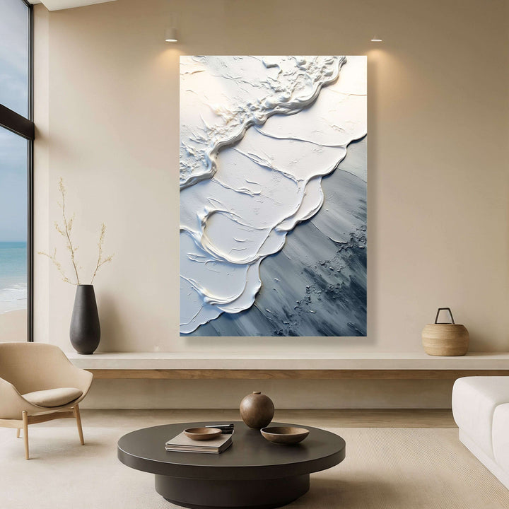 Abstract Minimalist Wave Wall Art II