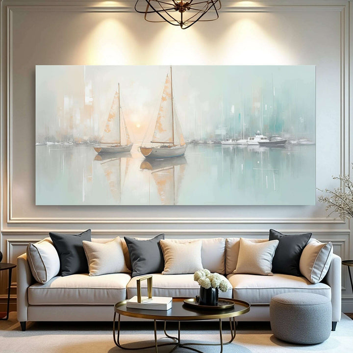 Abstract Pier and Dock Wall Art