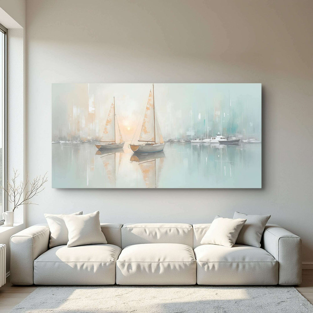 Abstract Pier and Dock Wall Art