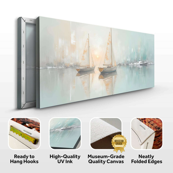 Abstract Pier and Dock Wall Art
