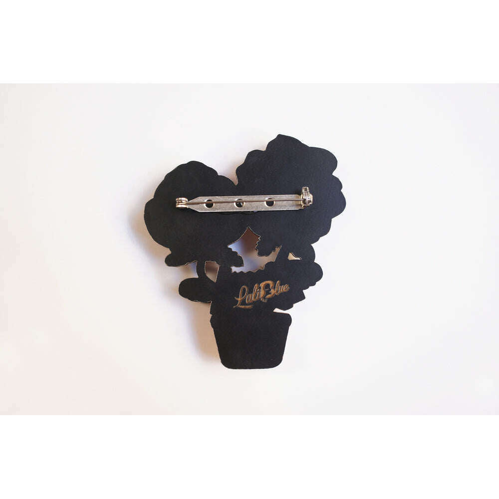 Accordion Flower Brooch by Laliblue 2