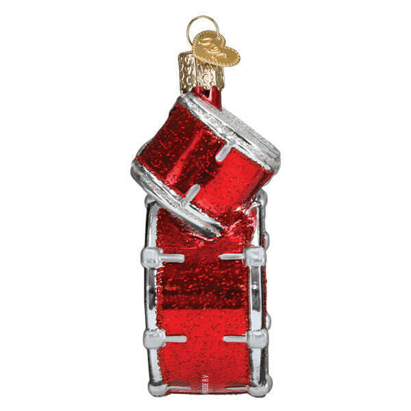 AC/DC Drum Set Ornament