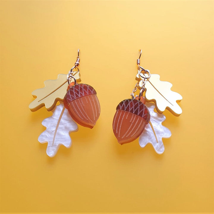 Acorn Charm Earrings by Cherryloco Jewellery