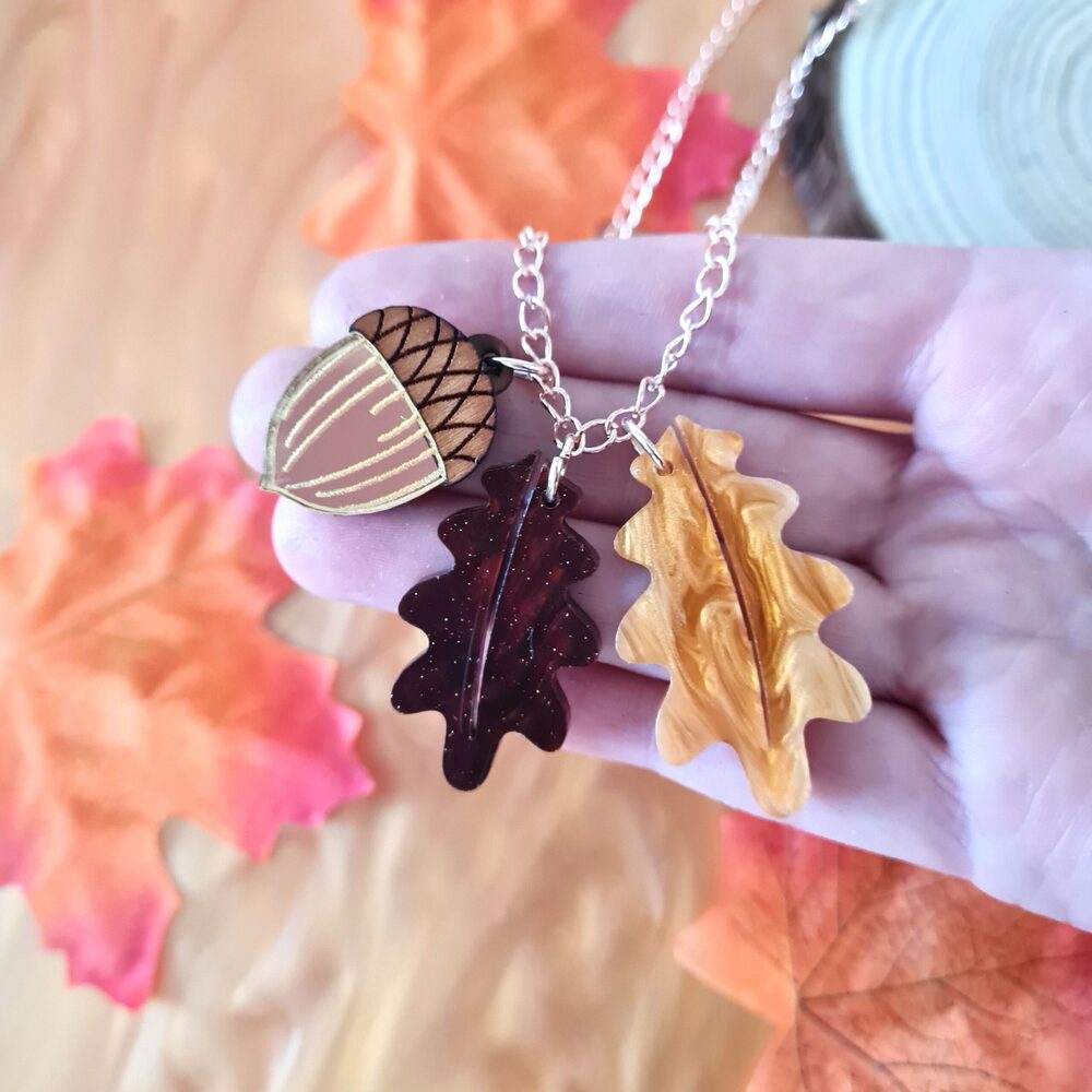 Acorn Charm Pendant 1