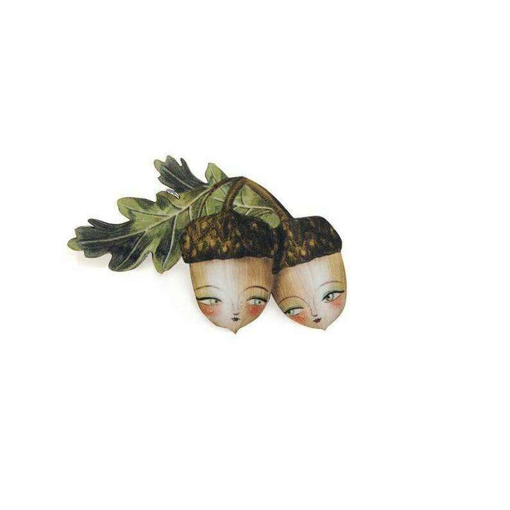 Acorns Brooch by Laliblue - Quirks!