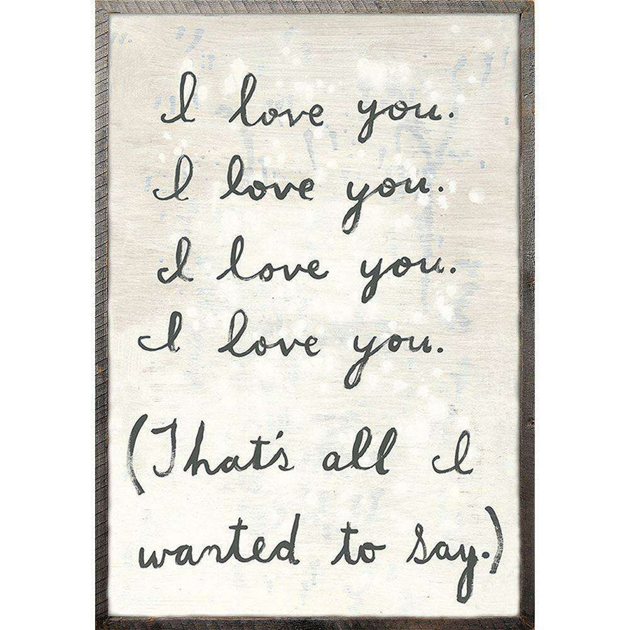 "All I Wanted" 24" x 36" Grey Wood Art Print - Quirks!