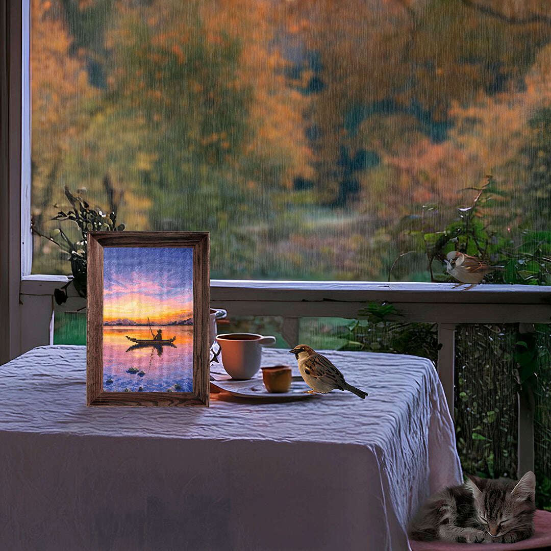 Alone with the dawn M1051 Counted Cross Stitch Kit
