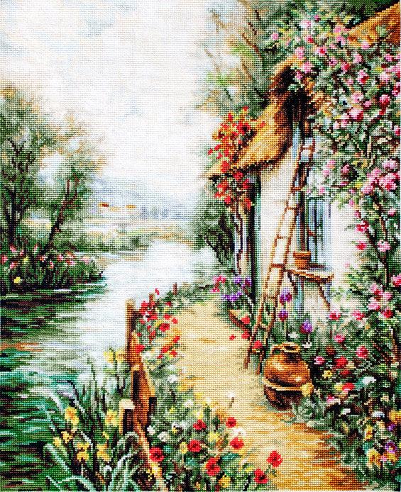Along the River B581L Counted Cross-Stitch Kit
