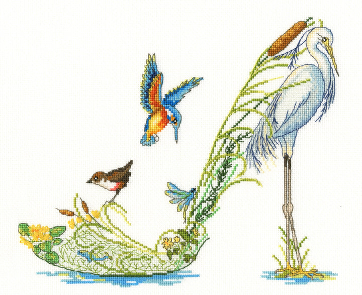 Along The Riverbank XSK2 Counted Cross Stitch Kit