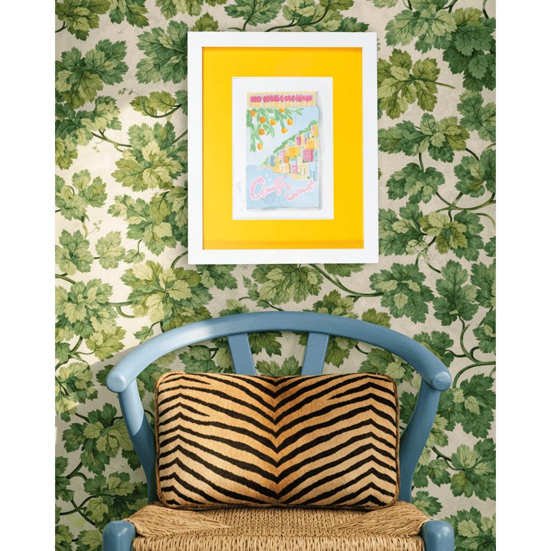 Amalfi Coast Matchbook Art Print