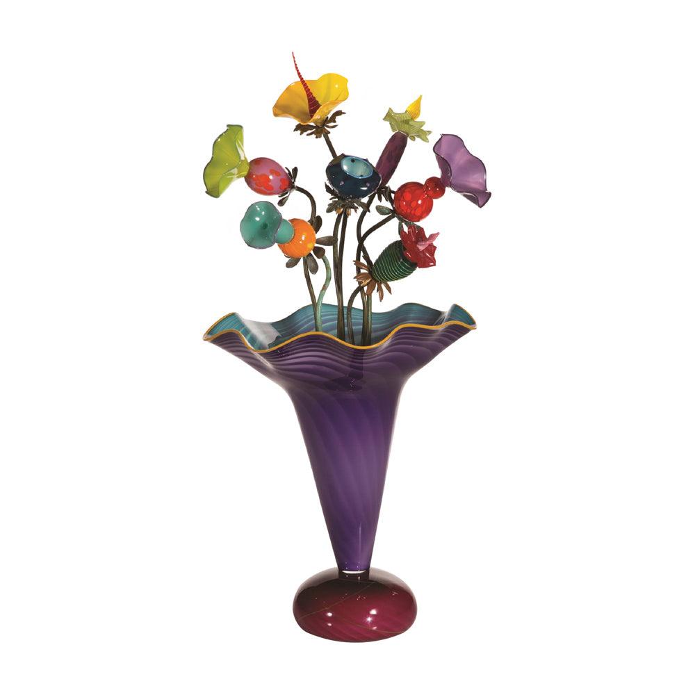Amazon Vase Art Glass Sculpture by Kliss Glass - Quirks!