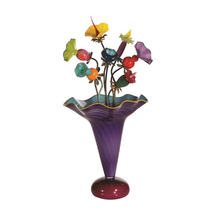 Amazon Vase Art Glass Sculpture by Kliss Glass - Quirks!