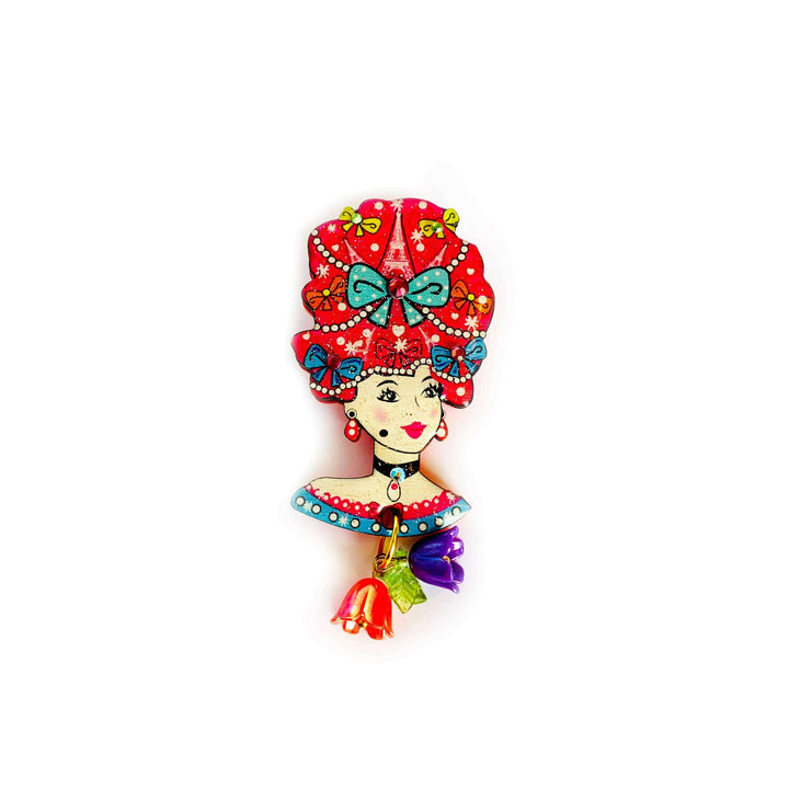 Antoinette Queen of Paris Brooch by Rosie Rose Parker