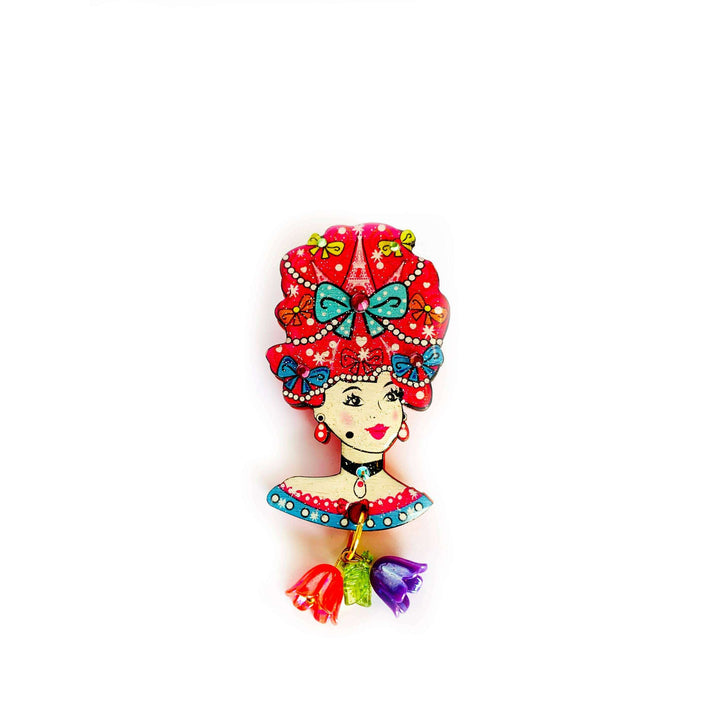 Antoinette Queen of Paris Brooch by Rosie Rose Parker
