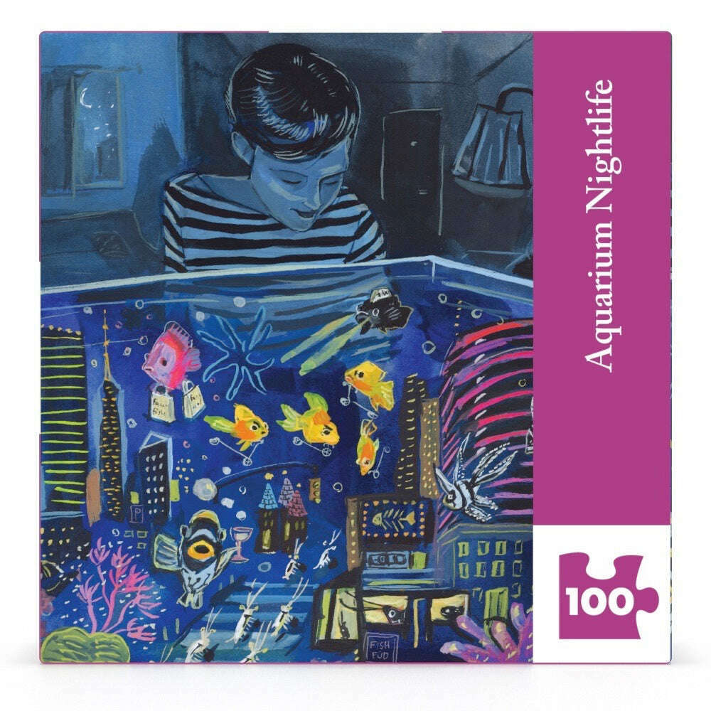 Aquarium Nightlife Mini Jigsaw Puzzle